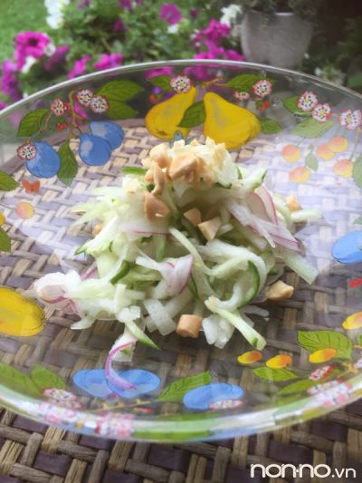 sa lát bí đao giảm phù nề ngày hè sa lát bí đao giảm phù nề ngày hè